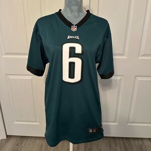 NWT Philadelphia Eagles DEVONTA SMITH Green Jersey YOUTH KIDS BOYS Sz XL 18-20